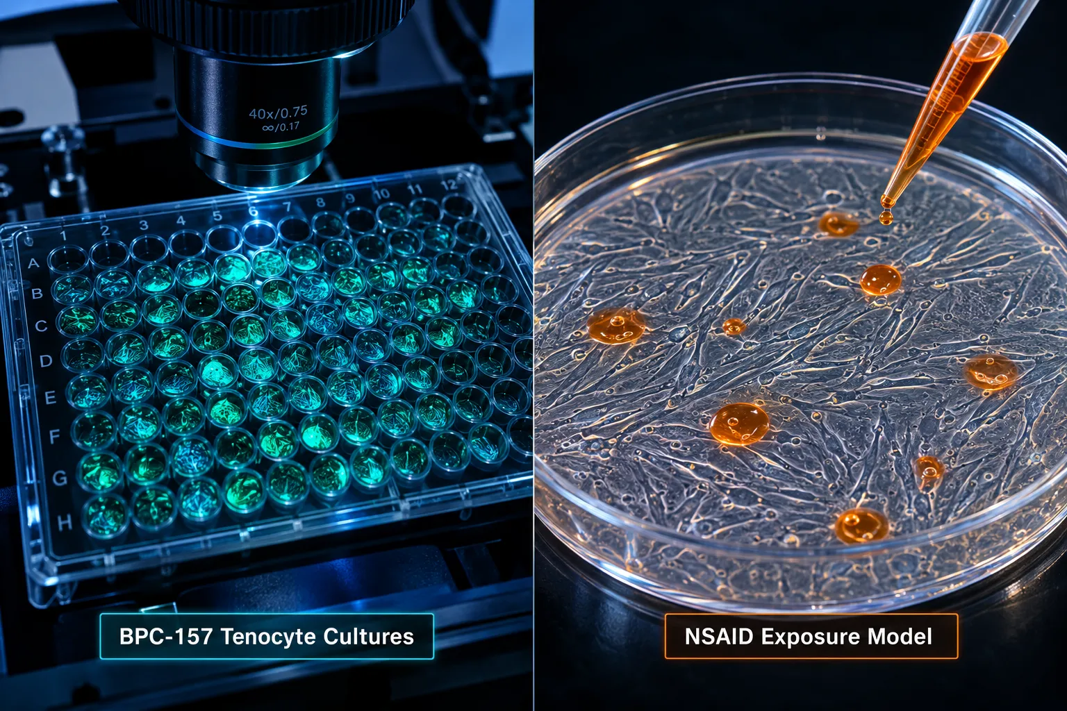 What In Vitro Models Reveal About BPC-157 and NSAID Effects on Tissue Repair