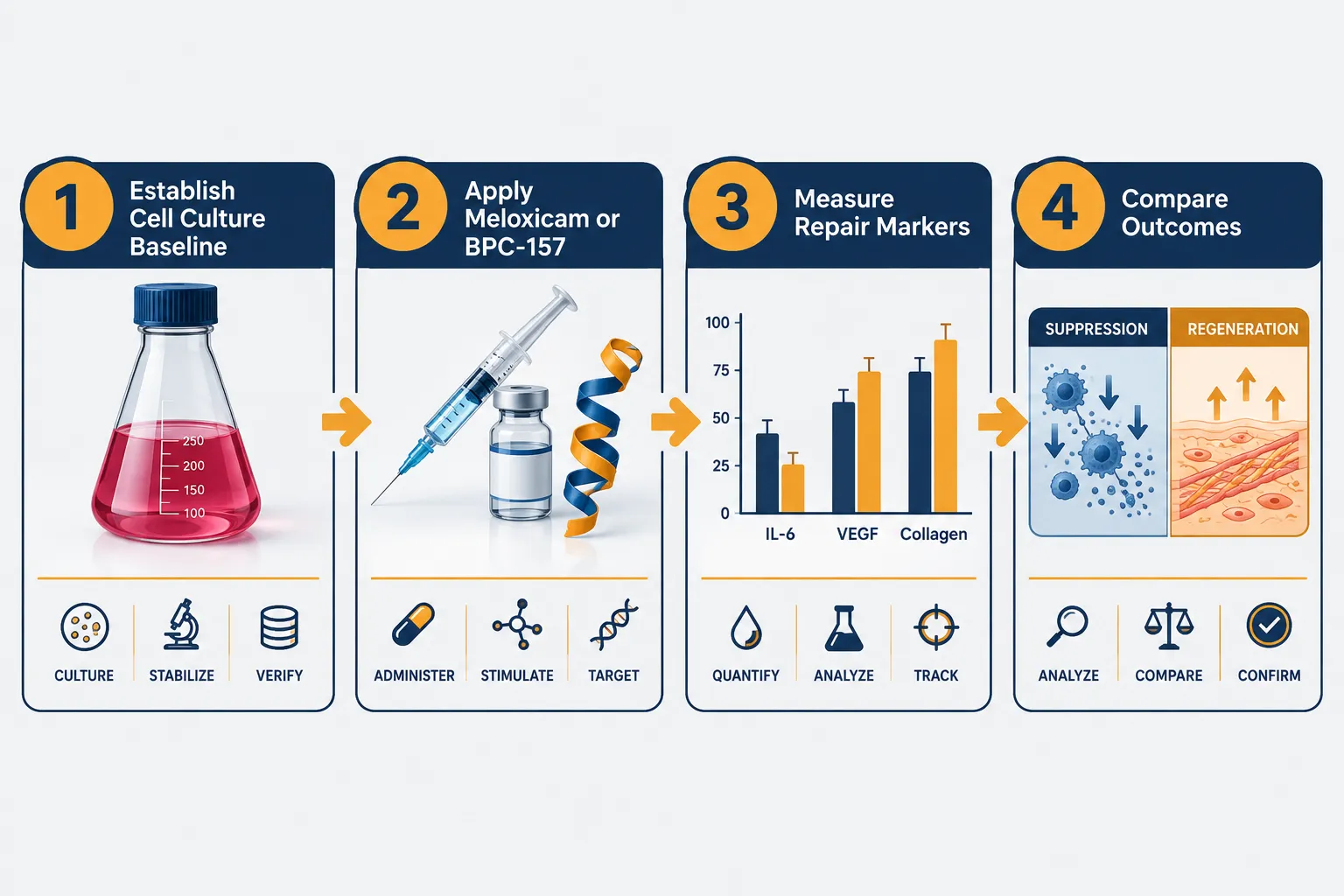 Practical Research Considerations When Comparing NSAIDs with BPC-157 in Cell Culture Systems