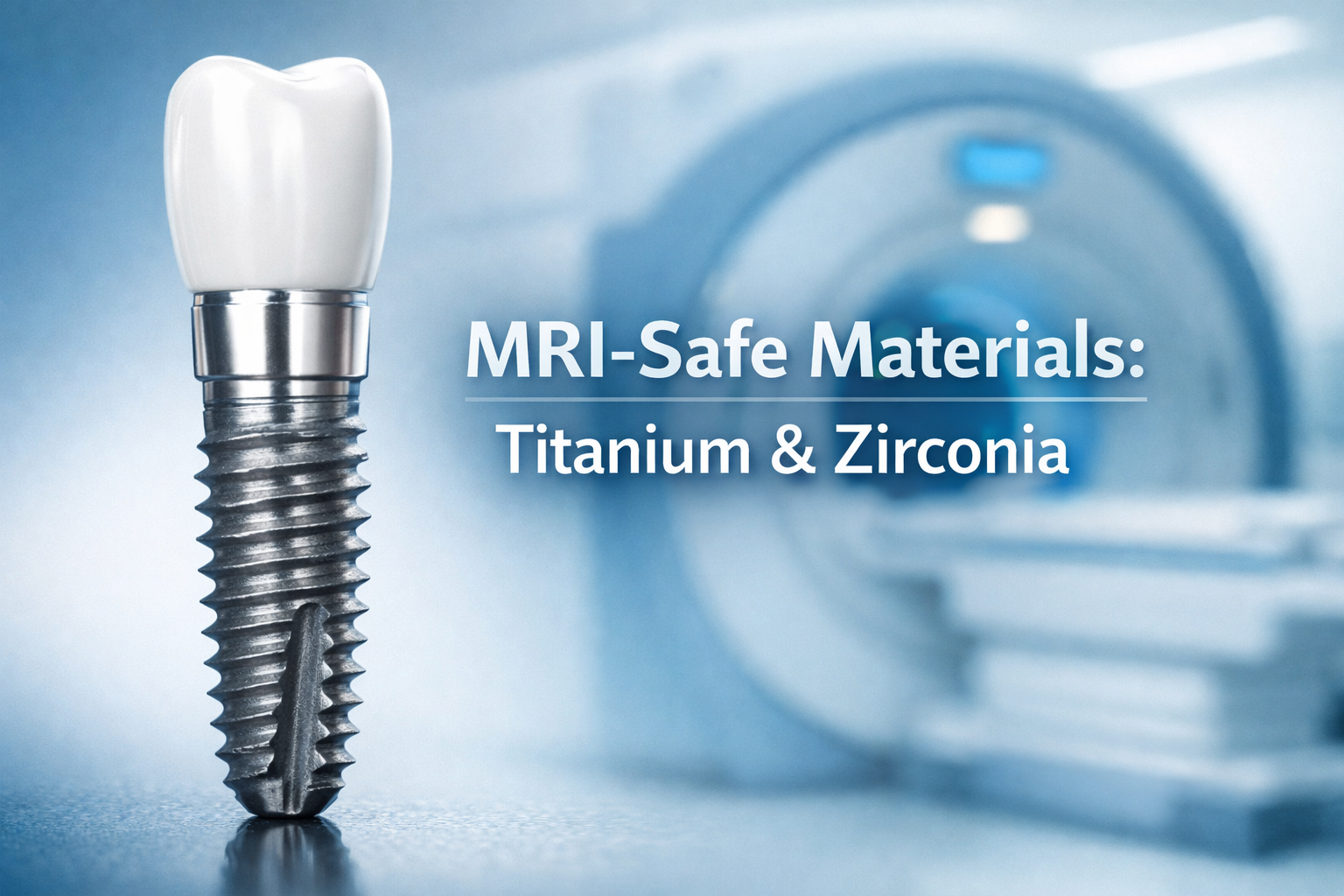 Can you get an MRI scan safely with dental implants