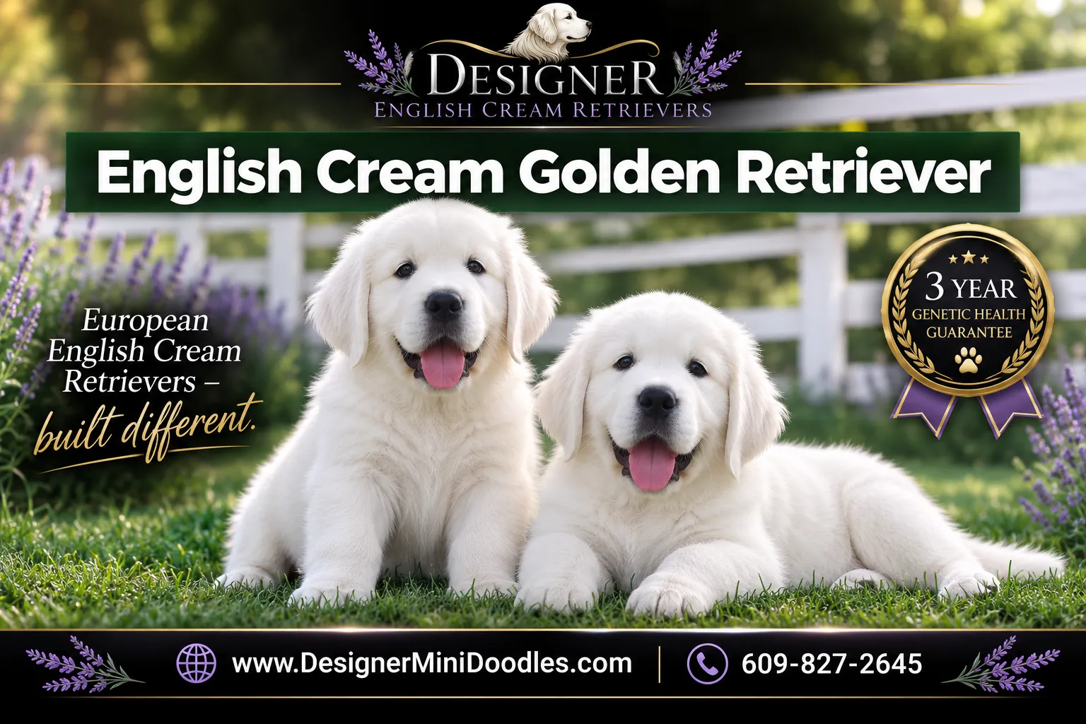 english cream golden retriever for sale