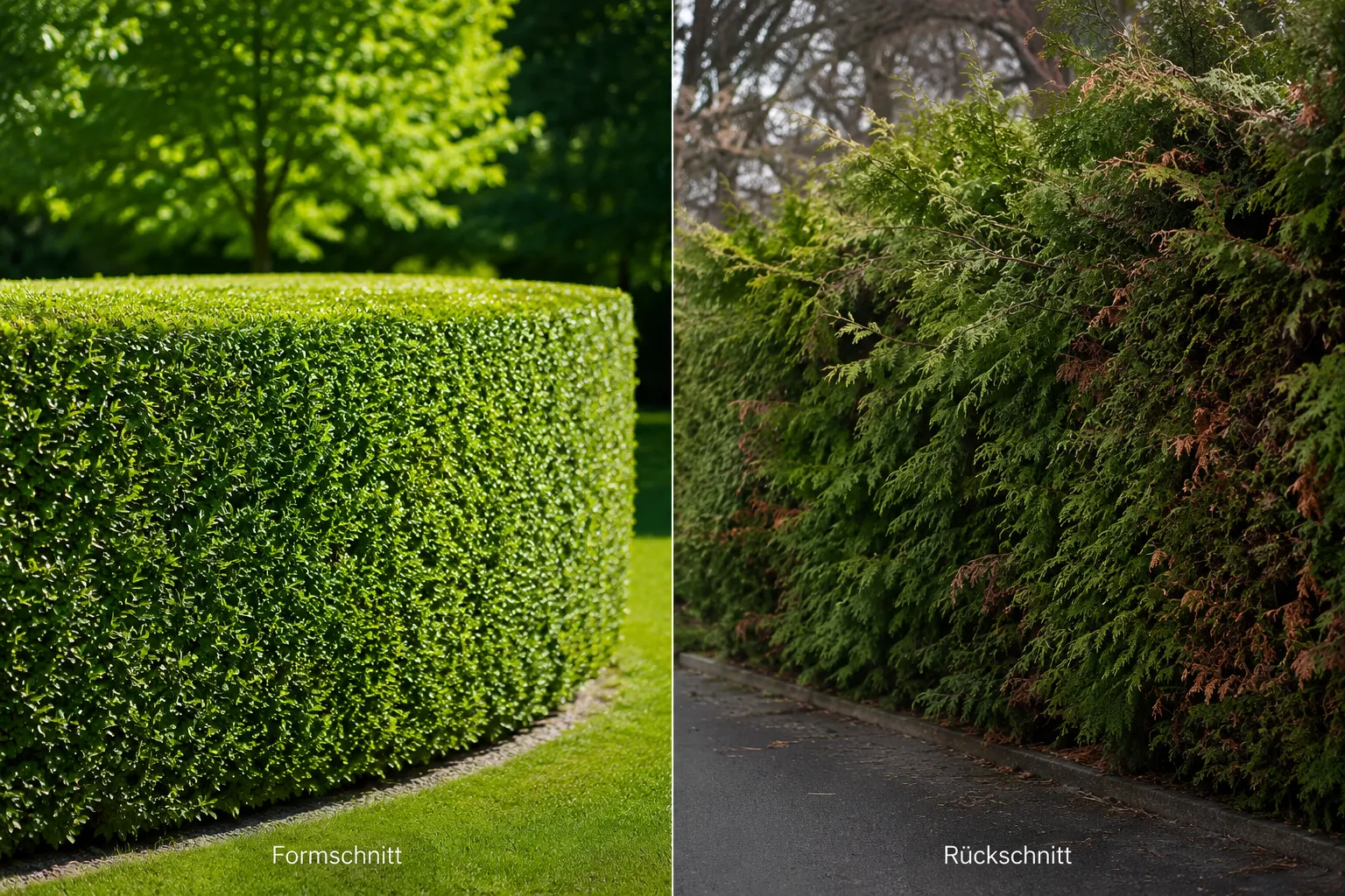 Darf man Hecken im Frühling schneiden?