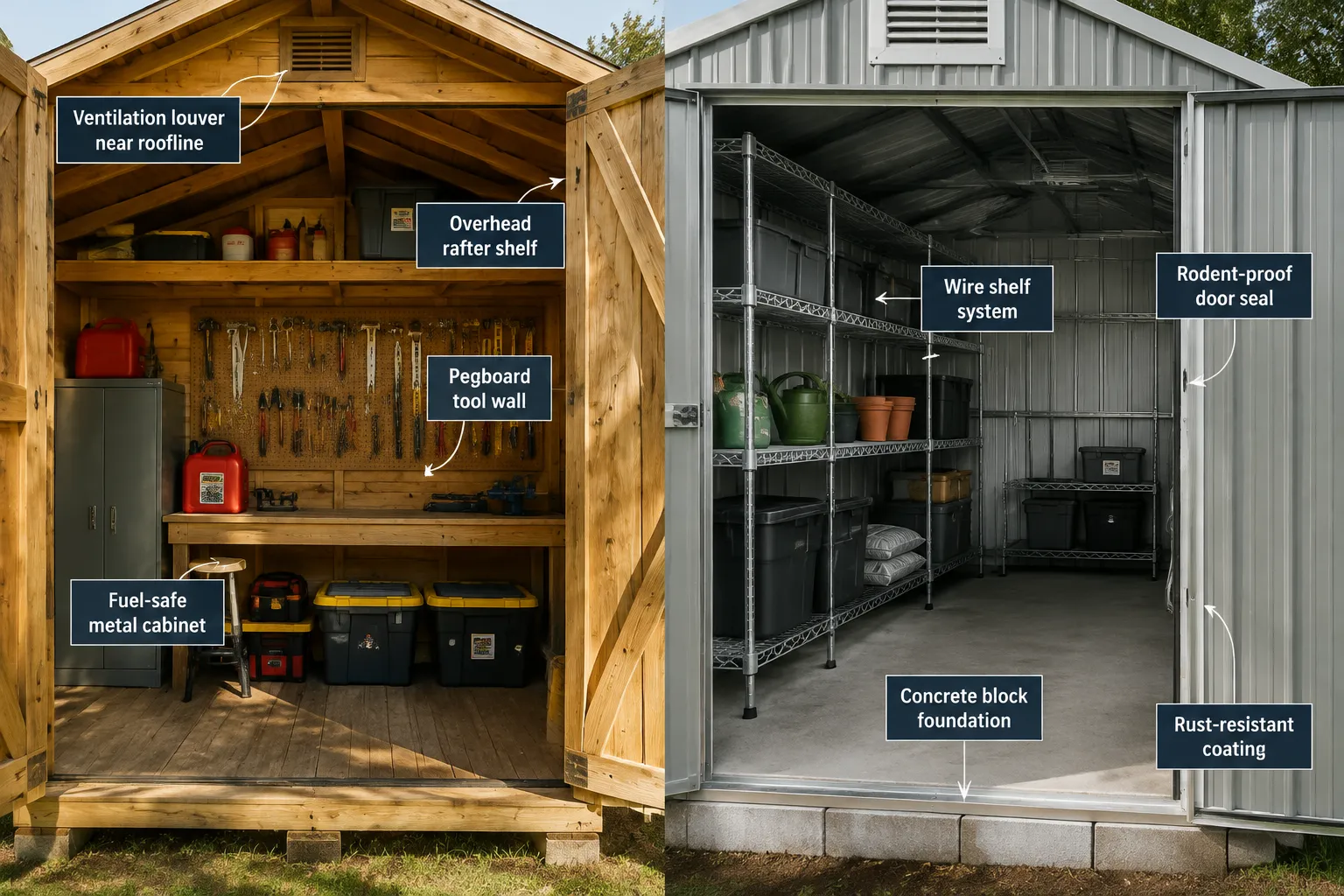 Best Shed Layout for Organizing Garden Equipment