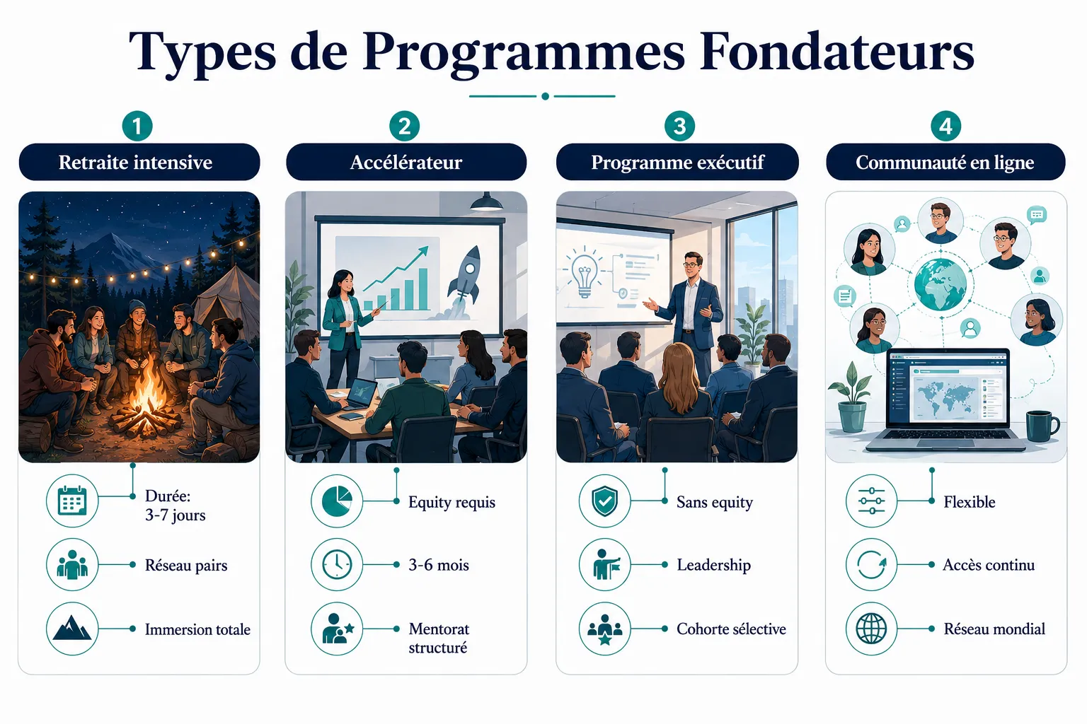 Qu'est-ce qu'un founder development programme et comment ça fonctionne ?