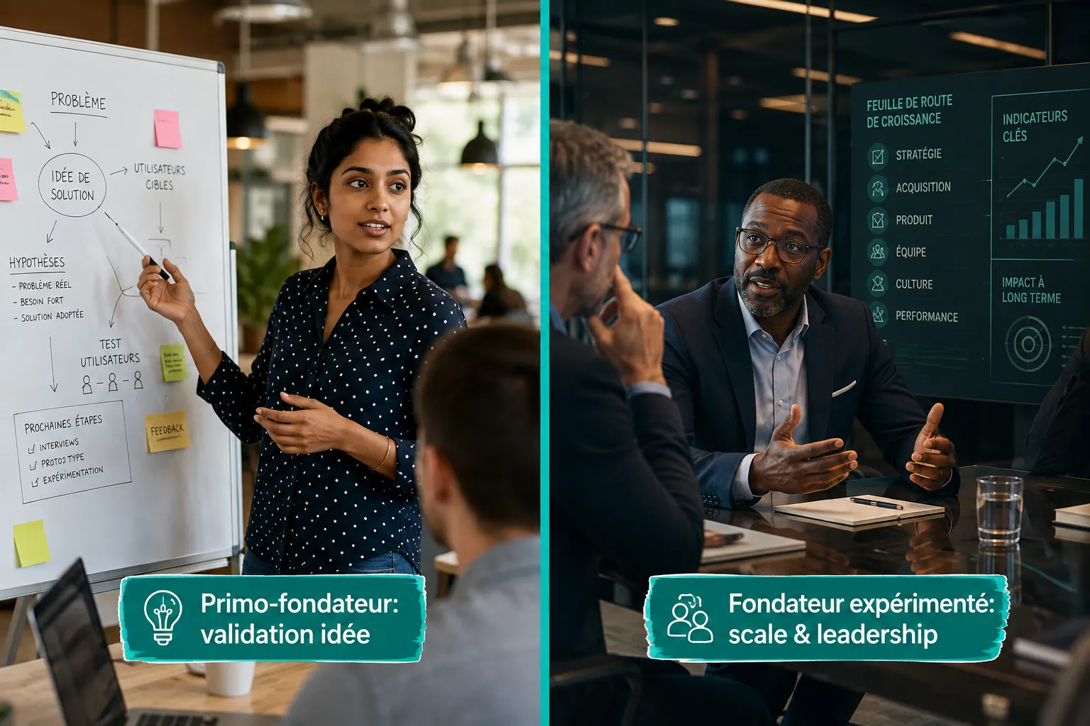 Programmes pour primo-fondateurs vs fondateurs expérimentés