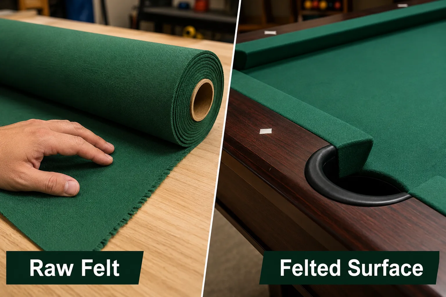 Felt Covering and Pocket Construction