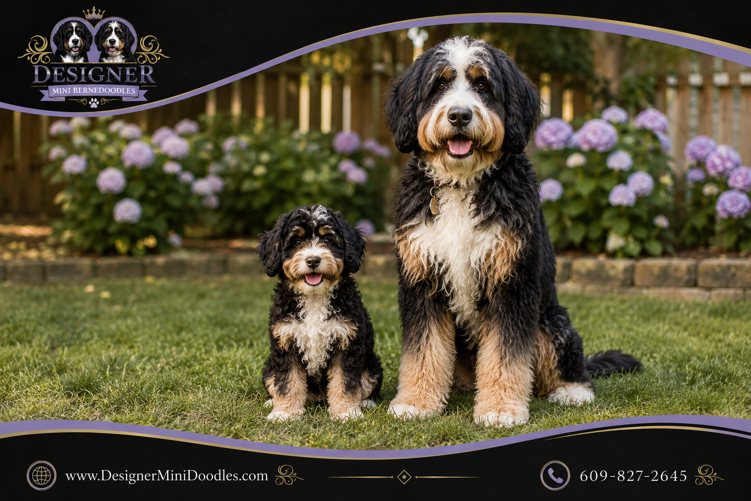 mini bernedoodles near by