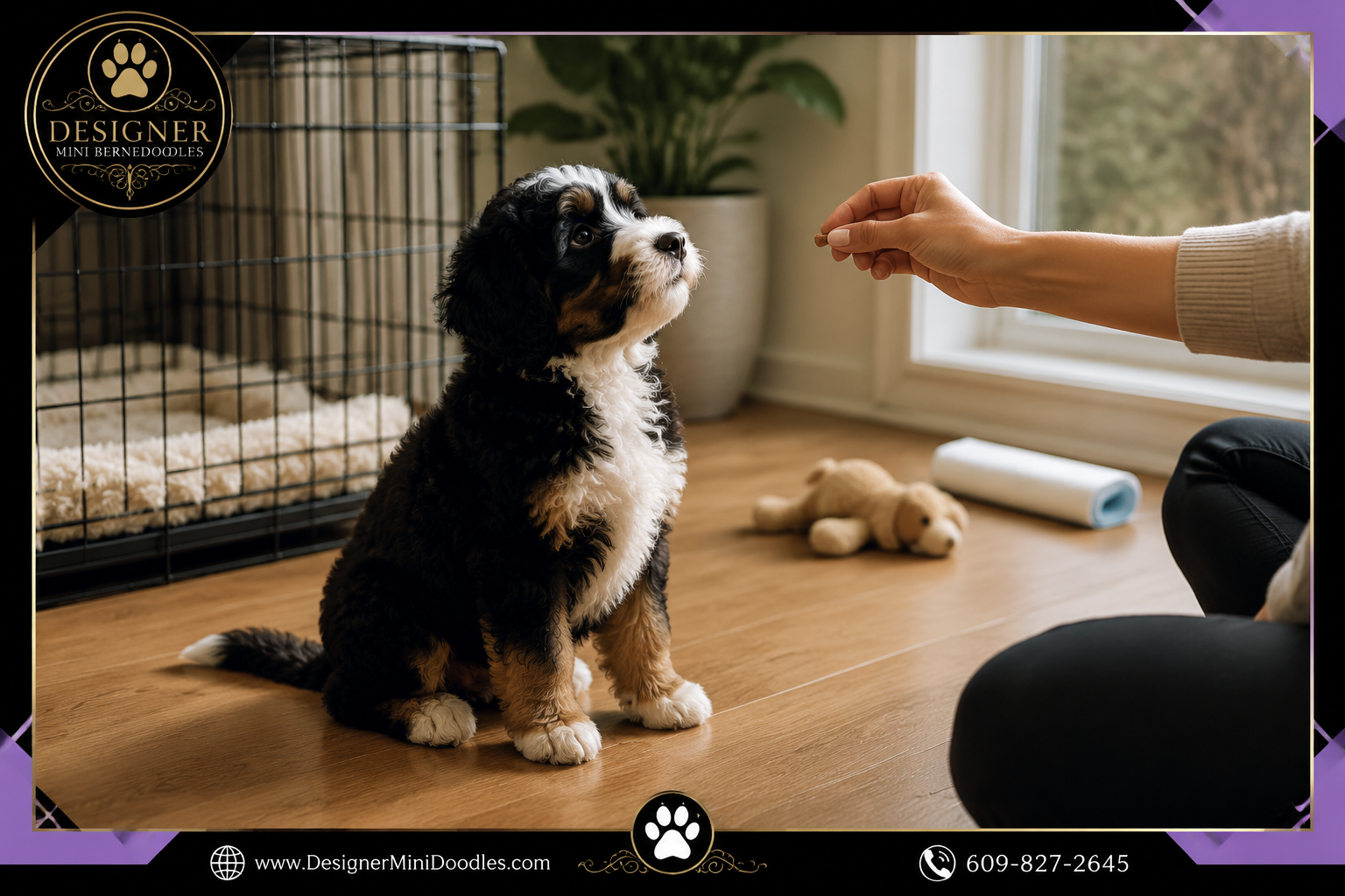 Mini Bernedoodle Puppy Training Tips