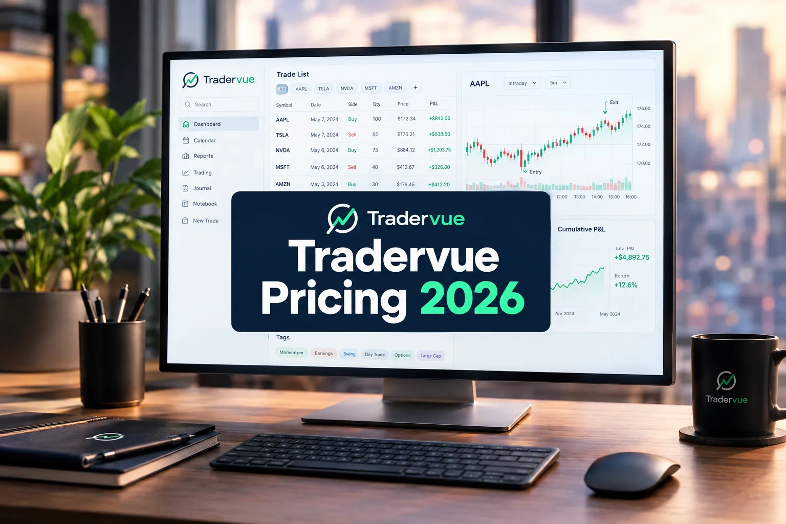 Tradervue Pricing 2026: What Free, Silver and Gold Get You