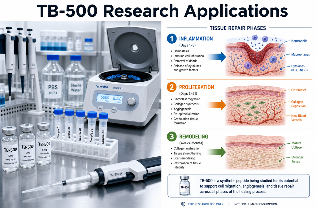 TB-500 for Healing and Tissue Repair: Research Applications