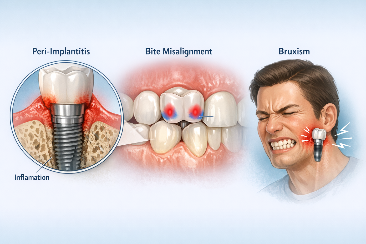 Implant Hurts When Chewing Hard Food: Causes & Relief in Dallas