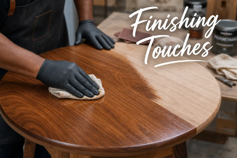 Finishing and Protecting Your Multi-Use Wood Table