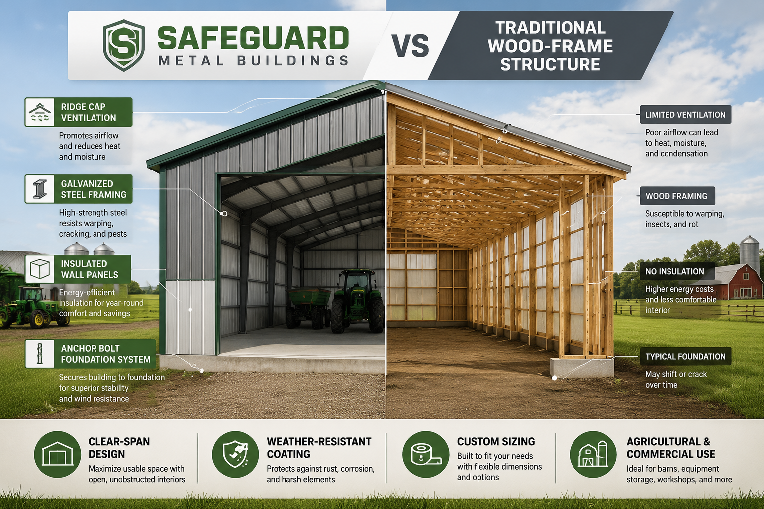 Can Safeguard Metal Buildings Withstand Extreme Weather Conditions