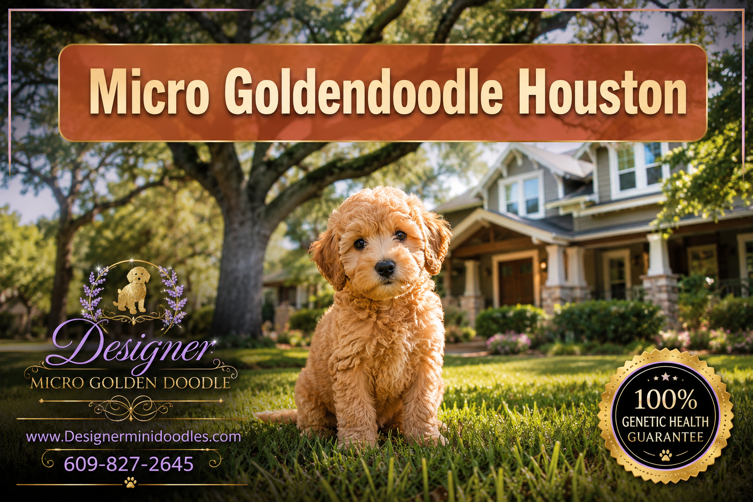 micro golden doodle Houston