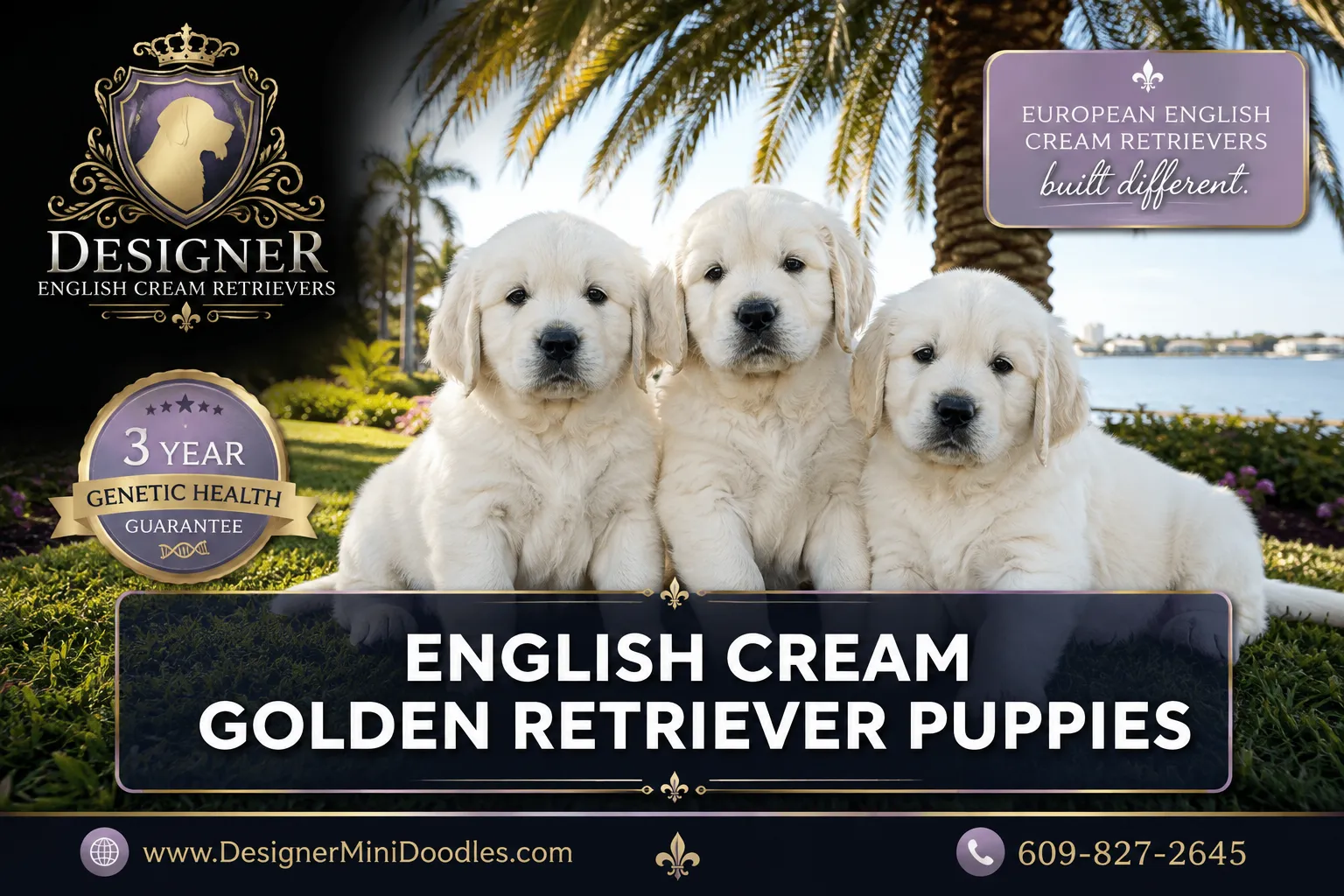 english cream golden retriever puppies Sarasota
