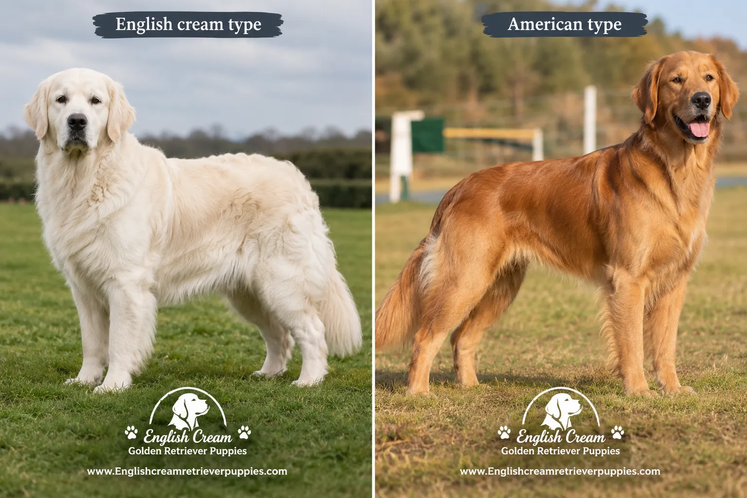 English Cream vs American Golden Retriever: What's the Real Difference?