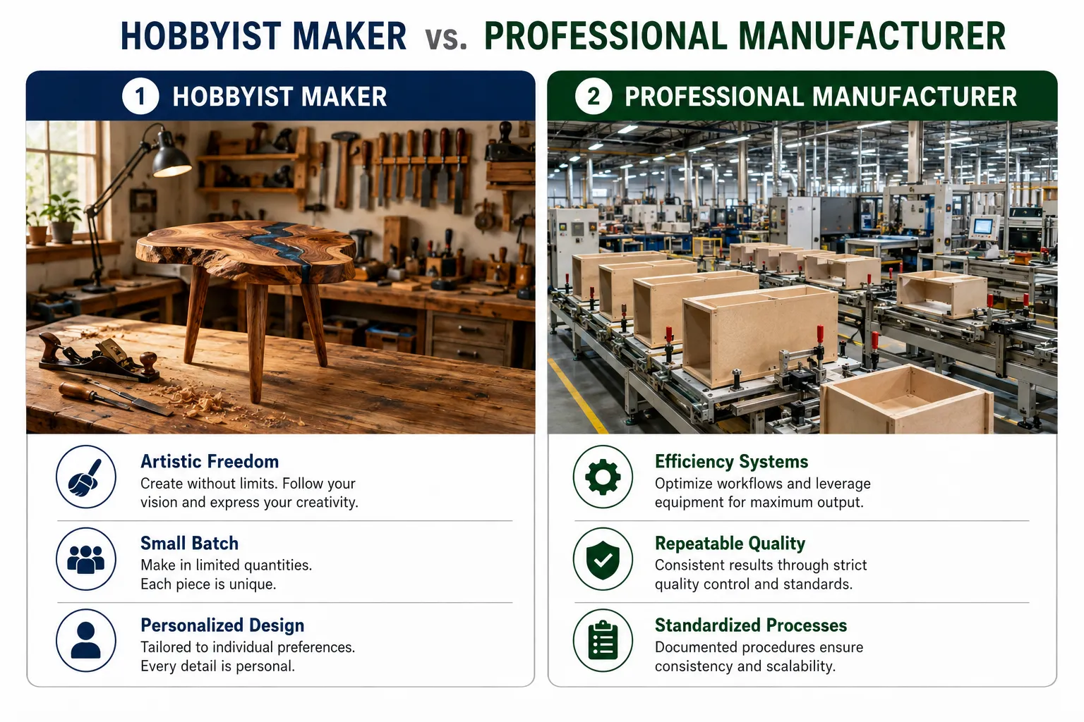 Manufacturers vs. Makers: Understanding the Fundamental Differences