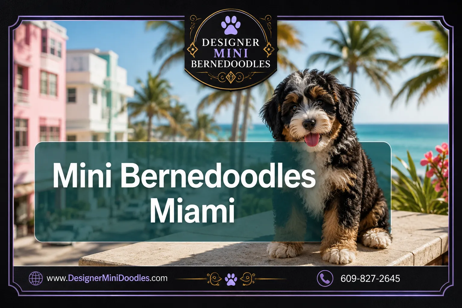 mini bernedoodles Miami