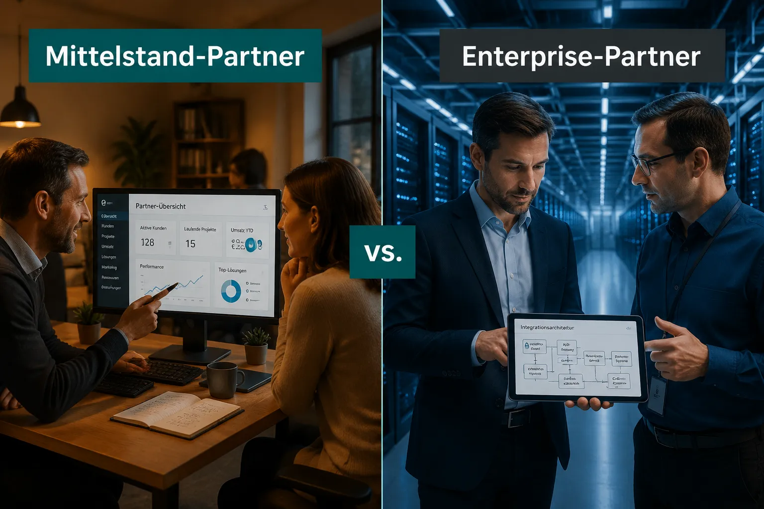 SaaS-Partnerprogramme für Mittelstand vs. Enterprise