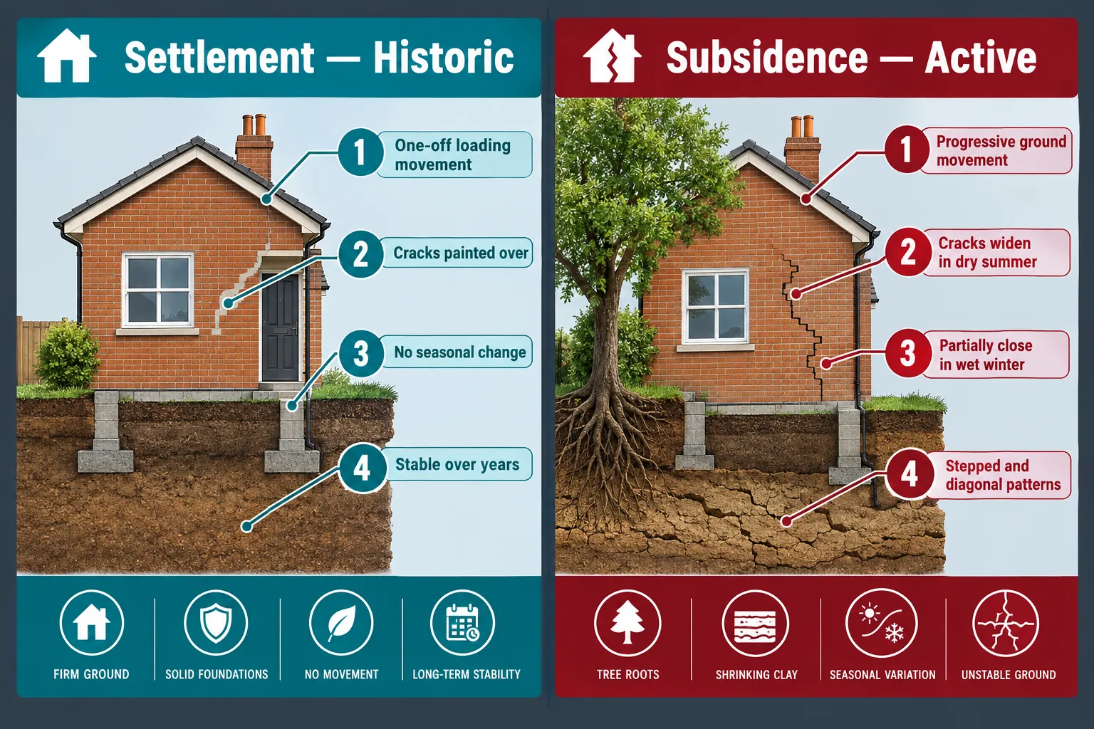 Settlement vs Subsidence: The Diagnostic Process in Practice