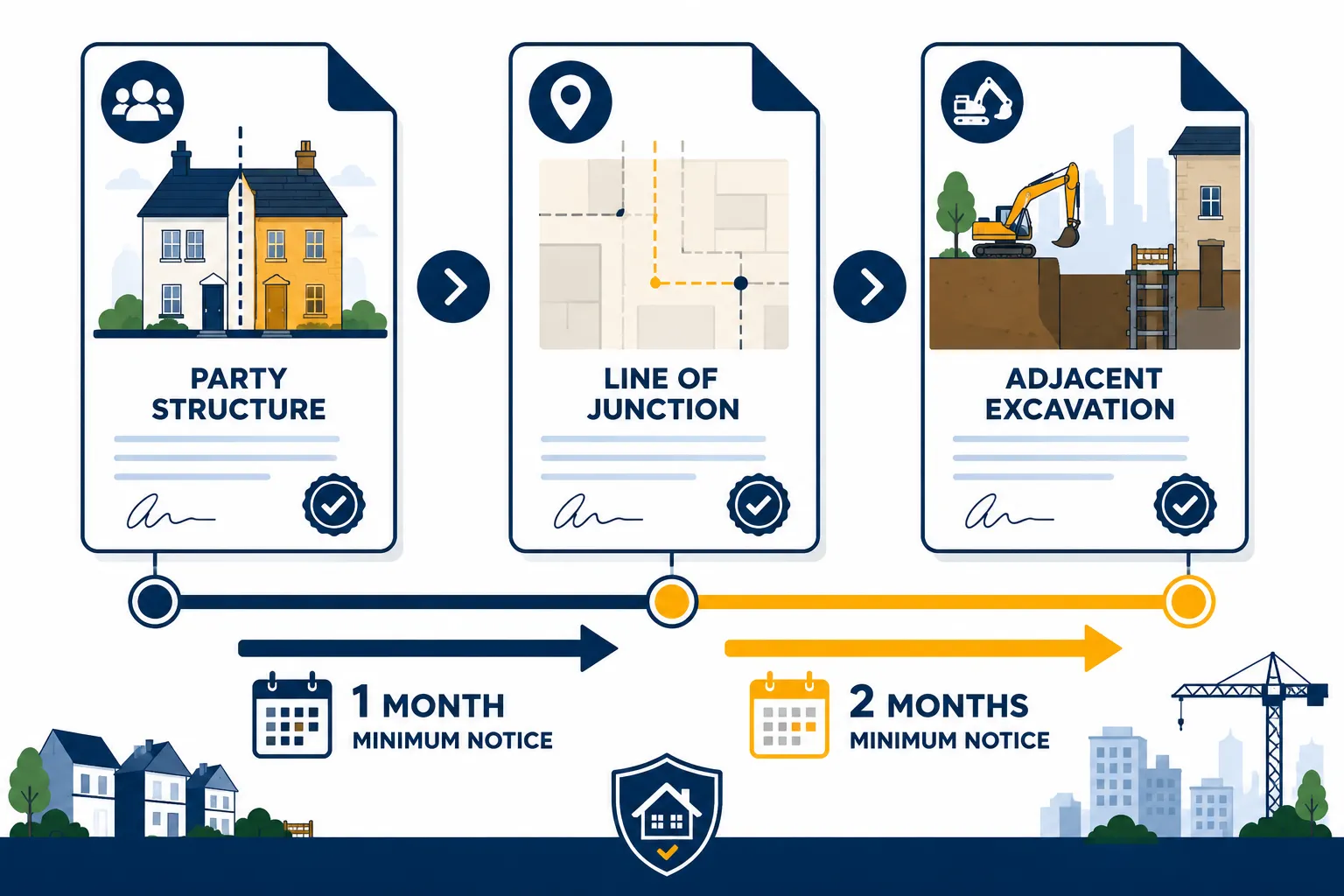 The Three Types of Party Wall Notices and Their Deadlines