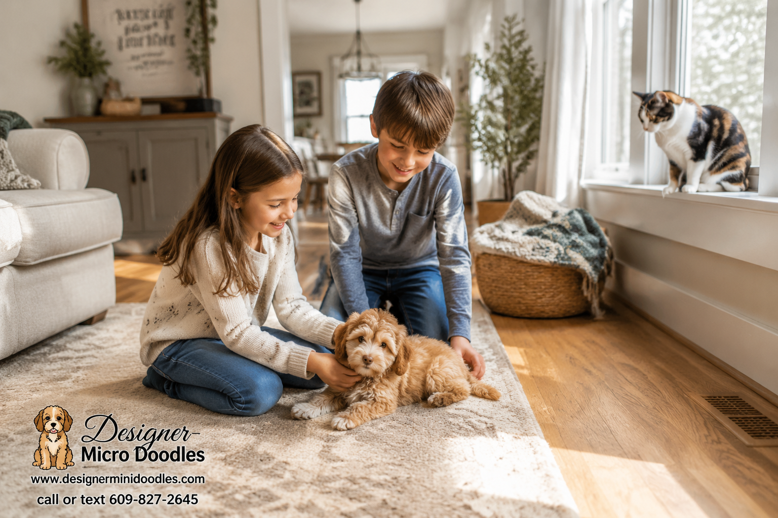 Are micro goldendoodles good with kids and other pets?