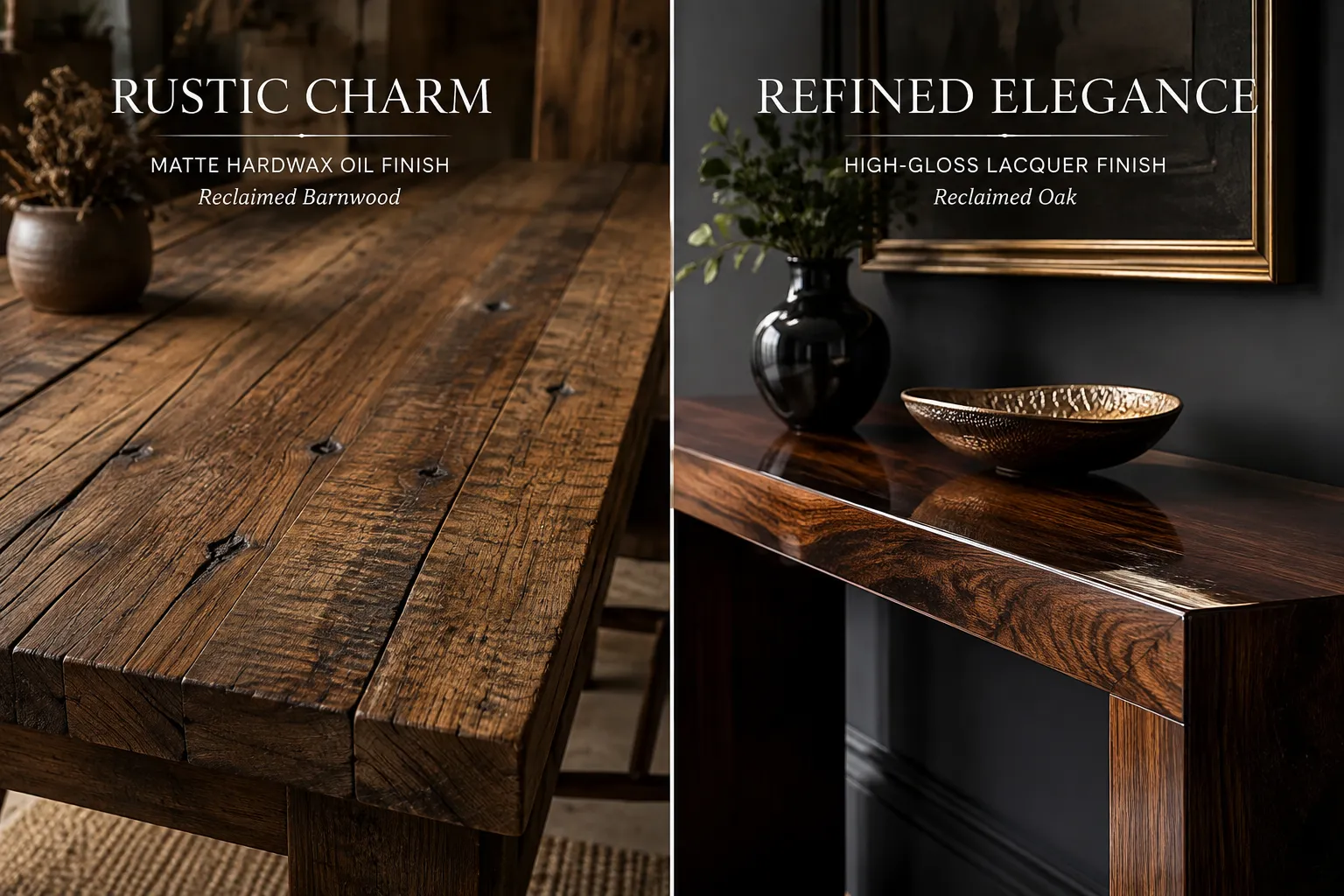 Milling and Finishing Salvaged Wood for High-End Furniture