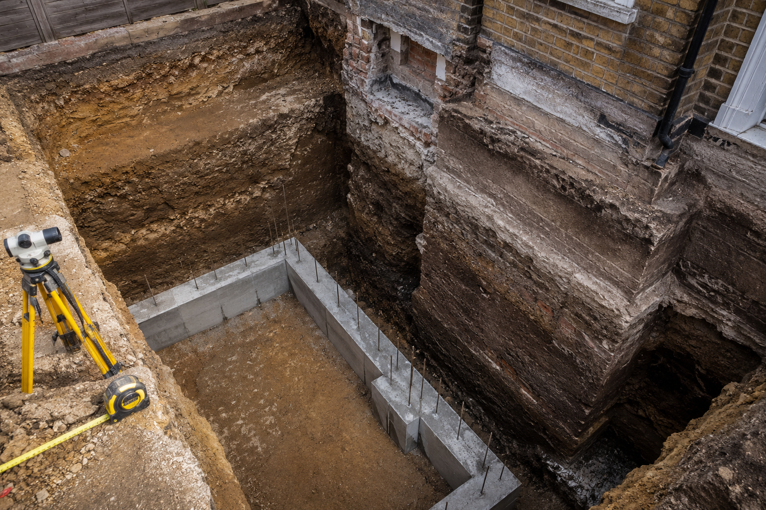 Foundation Excavation: The Most Underestimated Risk in Rear Extensions