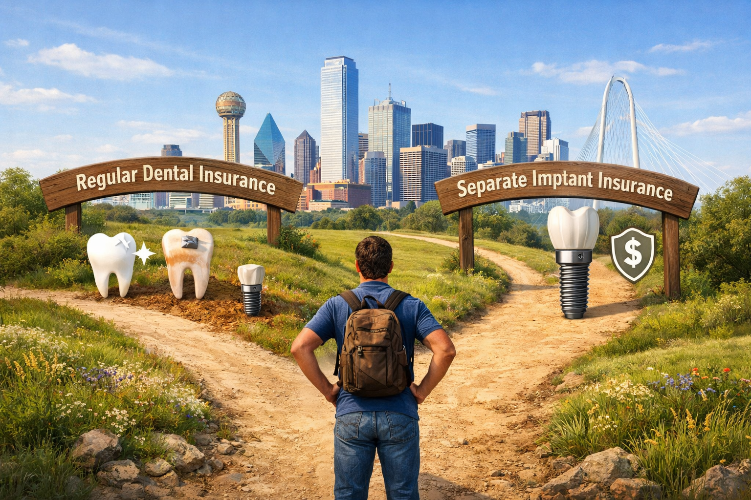 Do I need separate implant insurance or regular dental coverage?