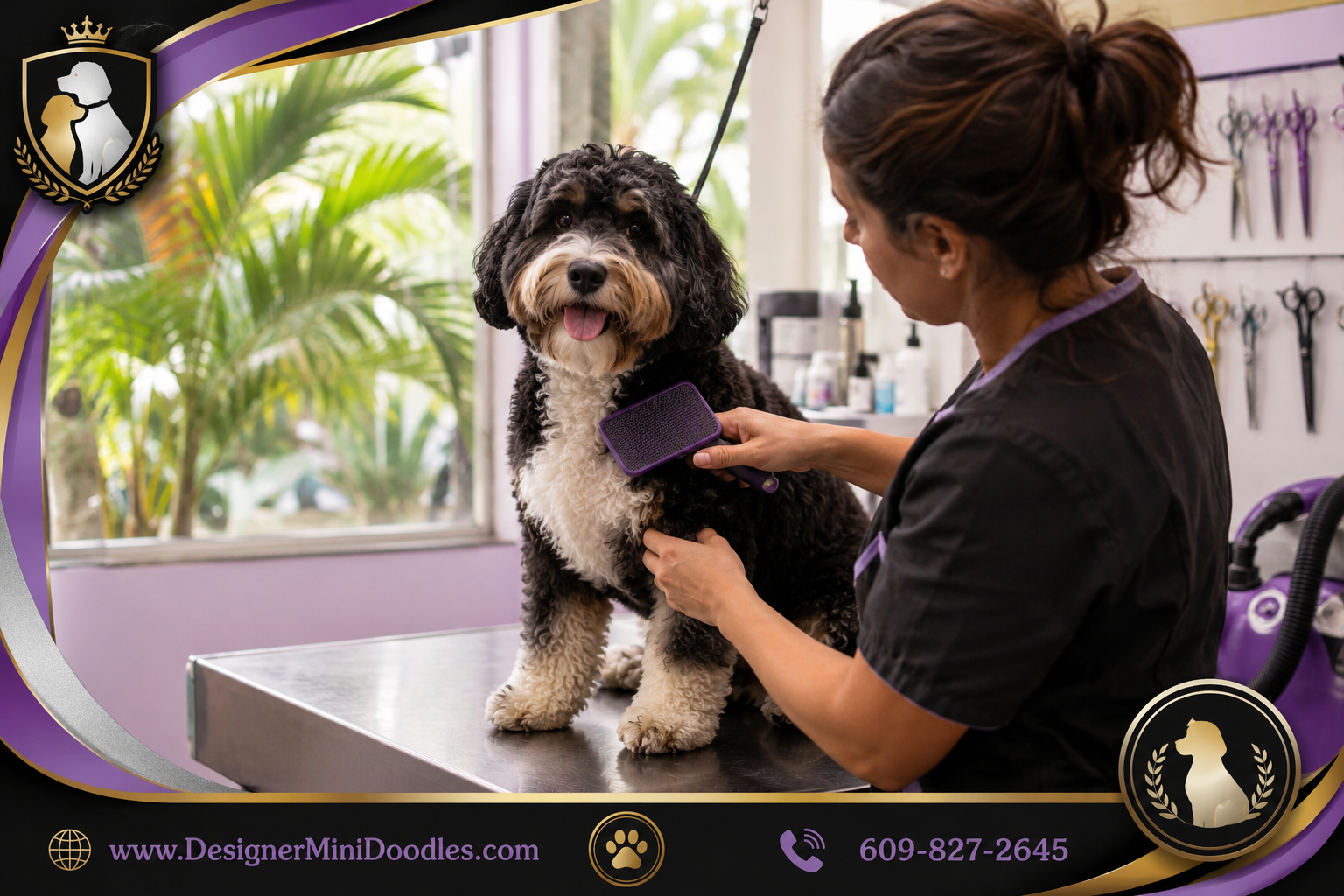 mini bernedoodle Miami