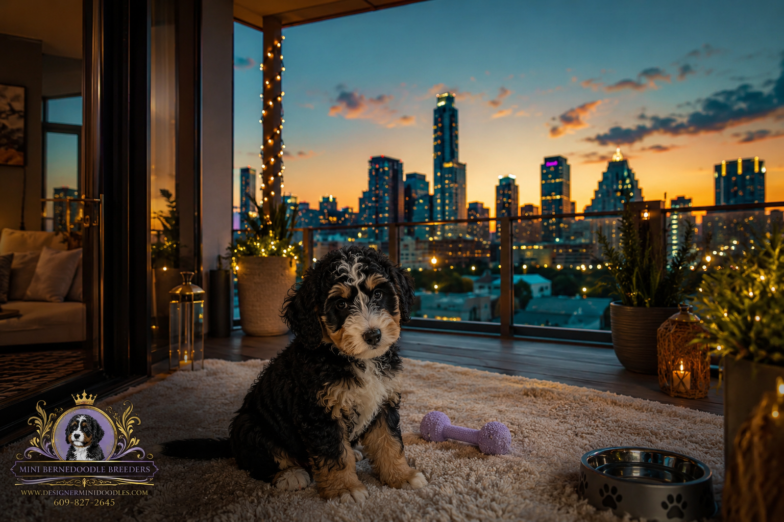 min bernedoodle puppies Austin