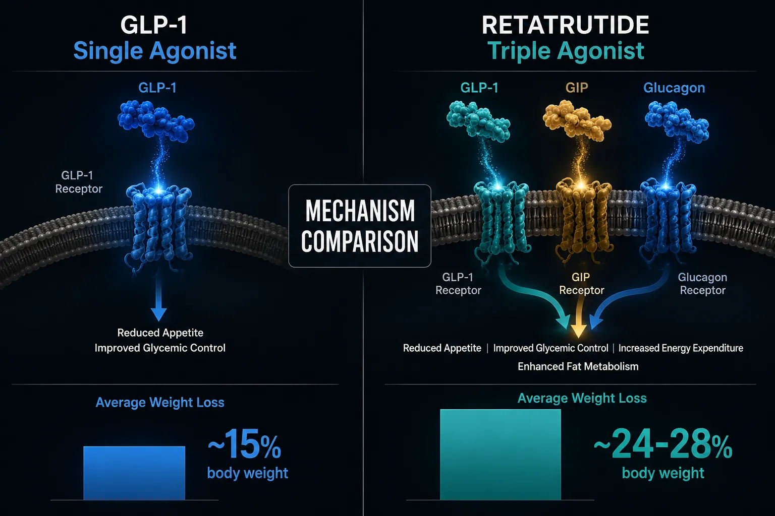 GLP-3 Retatrutide: Exploring the Mechanism of Action and Research Potential Beyond GLP-1 and GLP-2 in Clinical Evidence