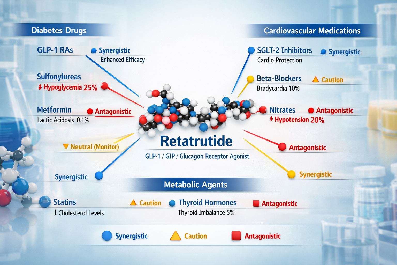 Retatrutide Drug Interactions