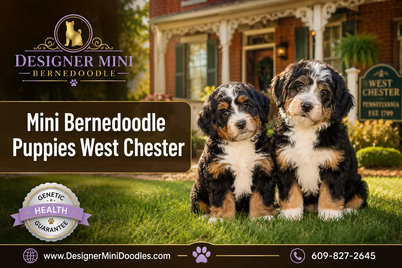 mini bernedoodle puppies West Chester