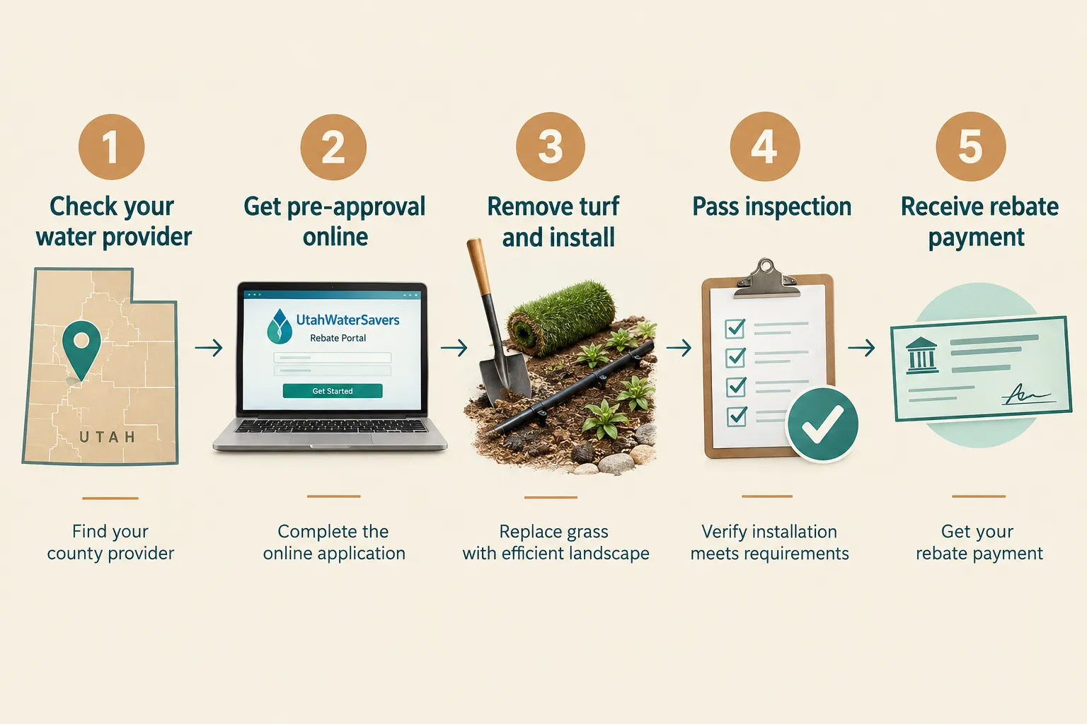 How to Apply for a Utah Water Rebate