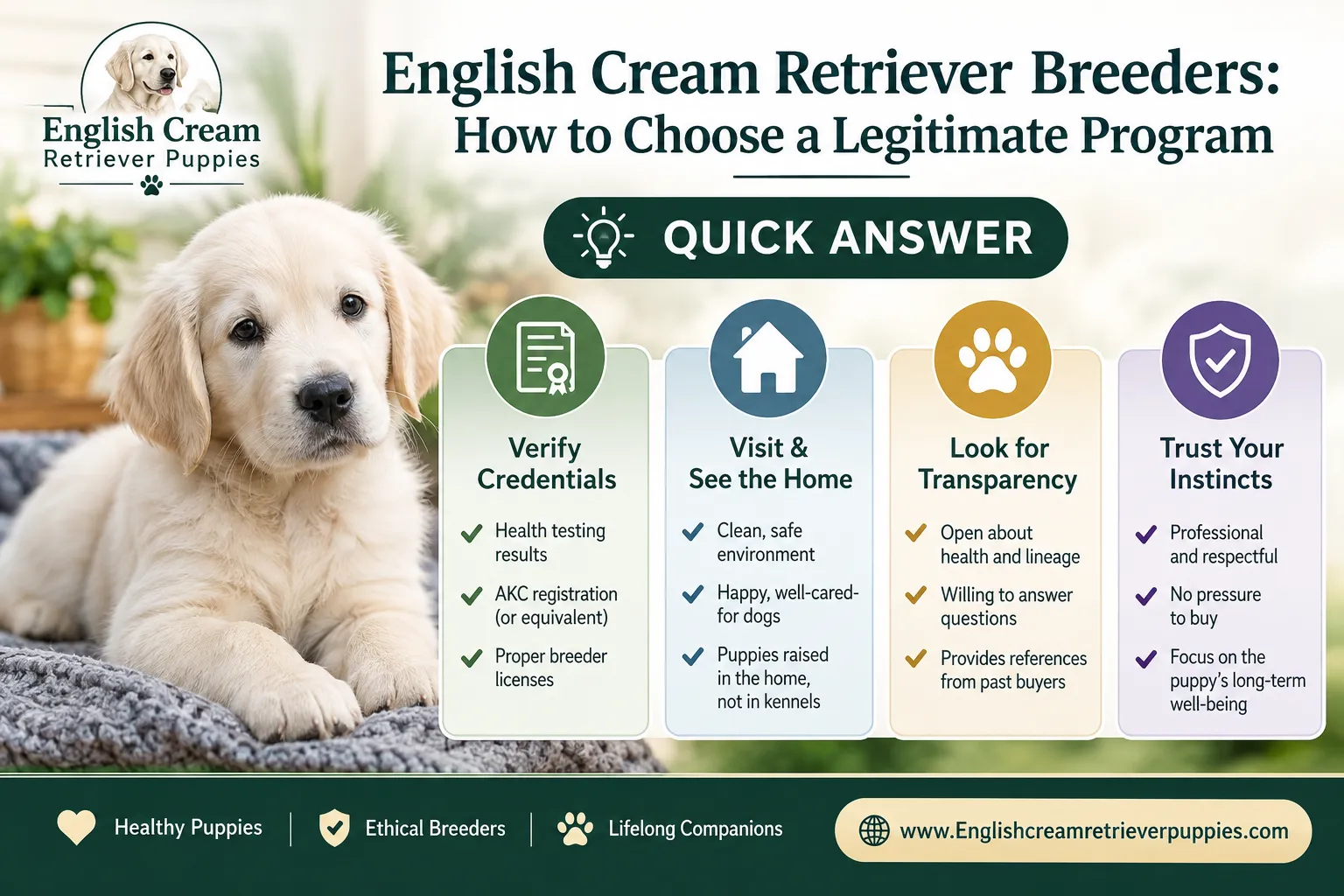 What Is an English Cream Retriever?