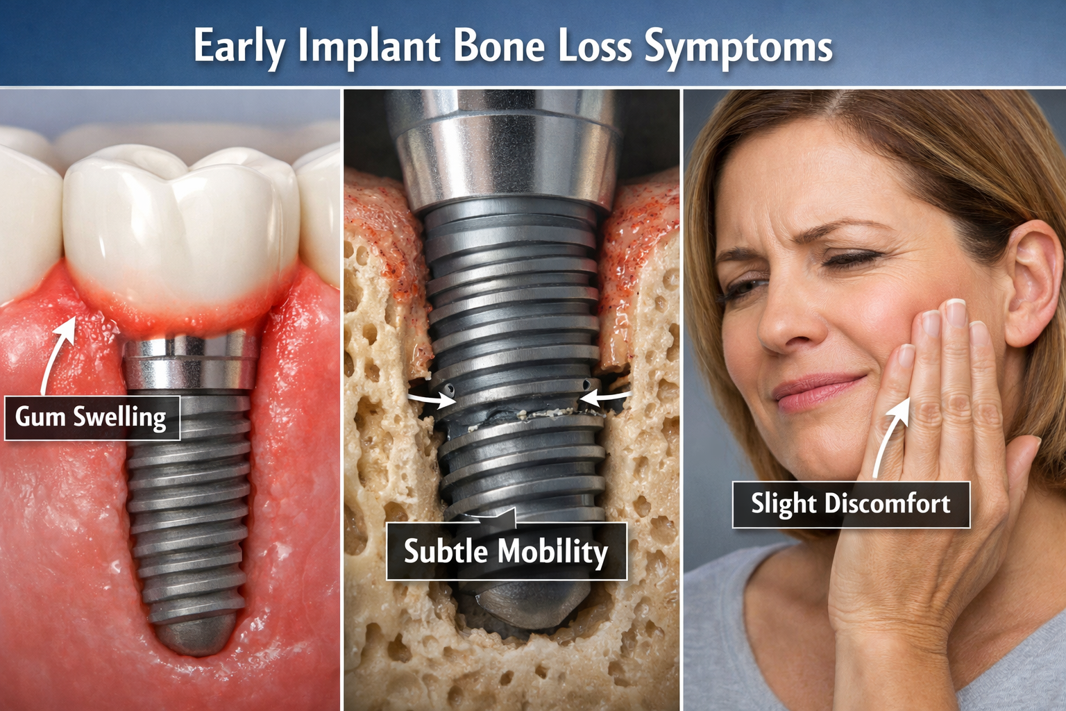 Early Implant Bone Loss Symptoms: A 2026 Guide to Detection