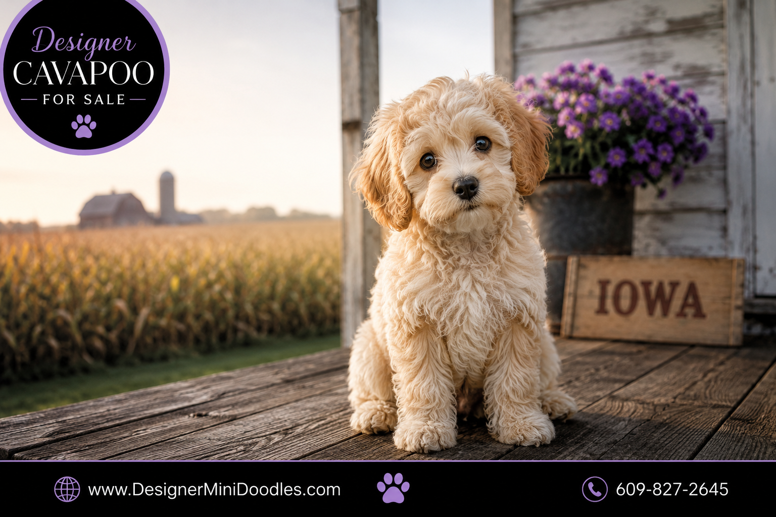 cavapoo for sale Iowa