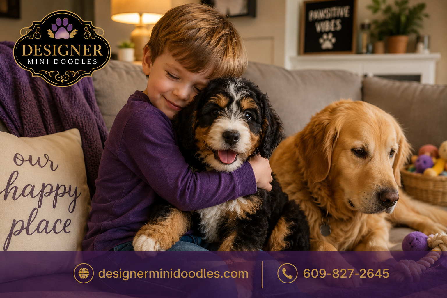 Mini Bernedoodle puppies Boca Raton