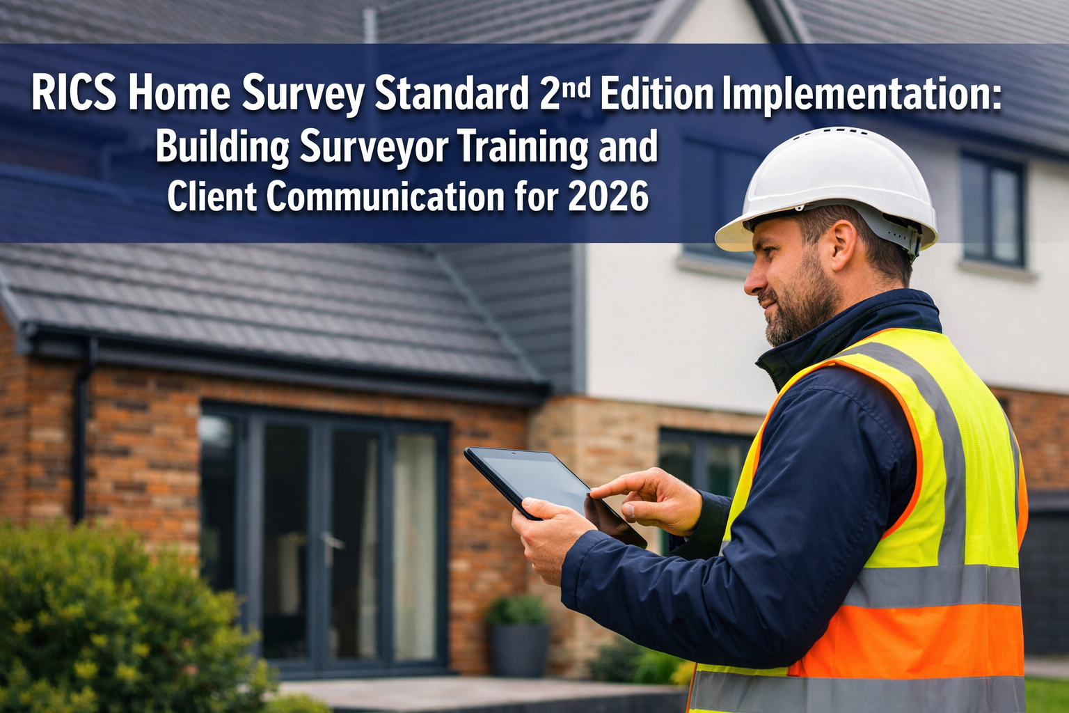Professional () hero image with 'RICS Home Survey Standard 2nd Edition Implementation: Building Surveyor Training and Client