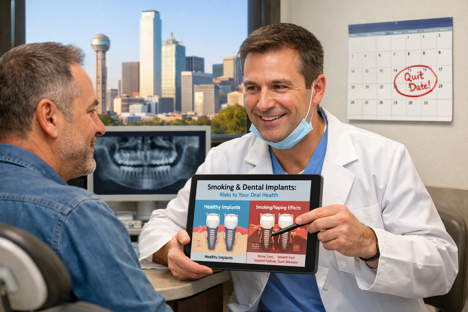 Impact of Smoking and Vaping on Dental Implant 