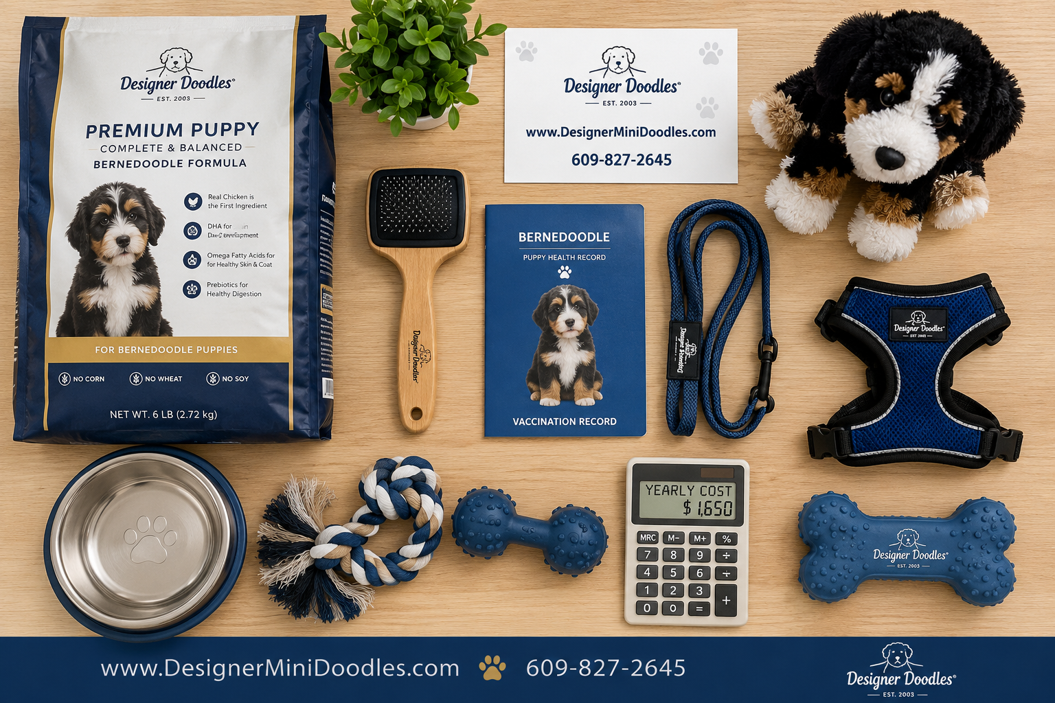 How Much Does It Cost to Care for a Mini Bernedoodle Yearly?