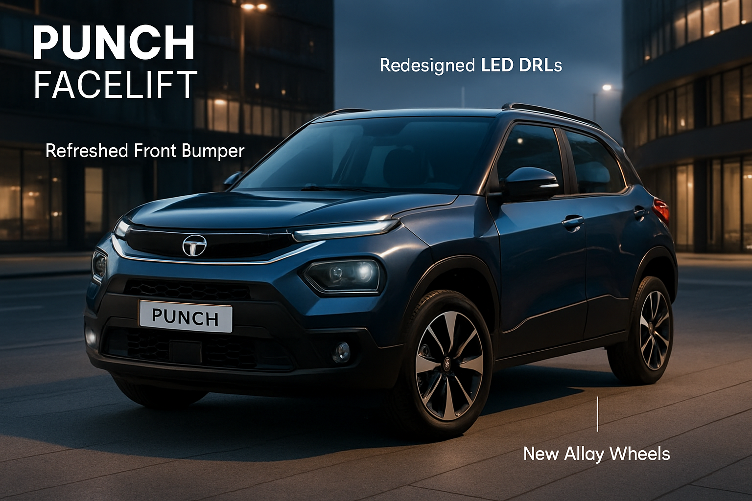Tata Punch Facelift Launch Date Announced: Teaser Shows New Features