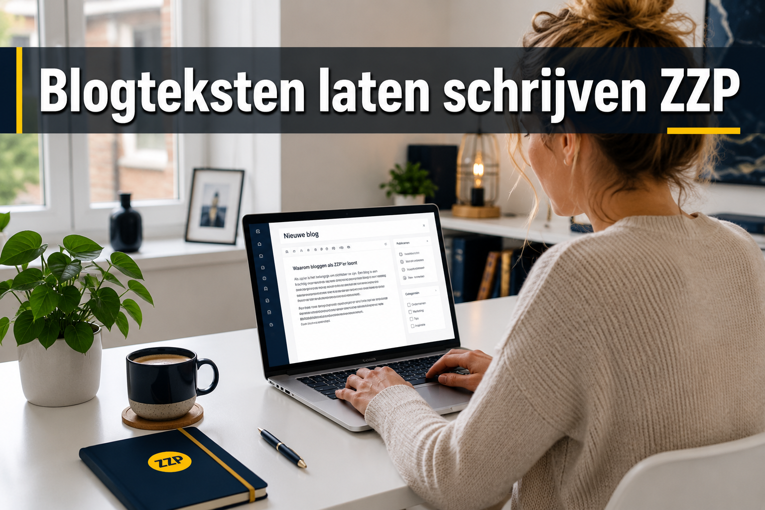 Blogteksten laten schrijven ZZP - hero