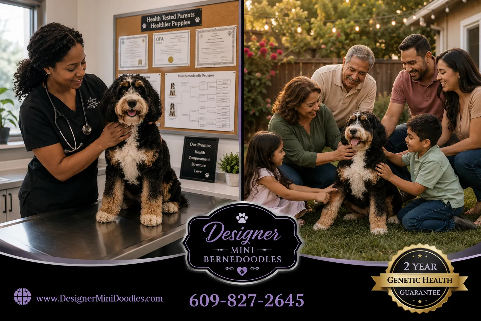 mini bernedoodle full grown size