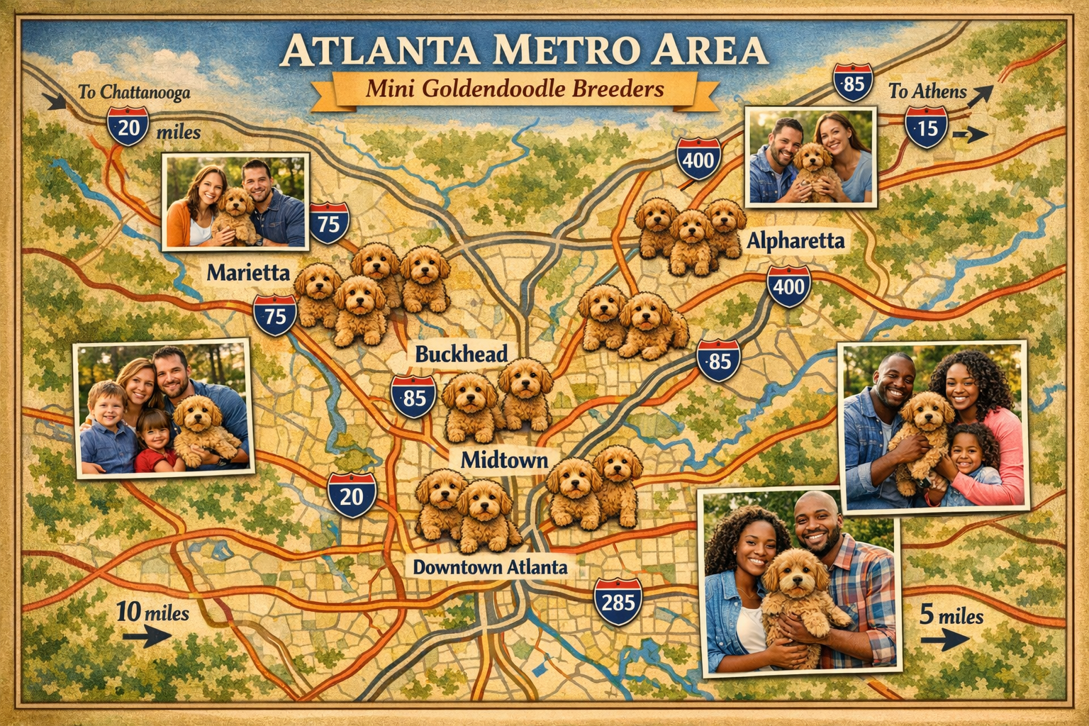 Mini goldendoodle breeder Atlanta Georgia