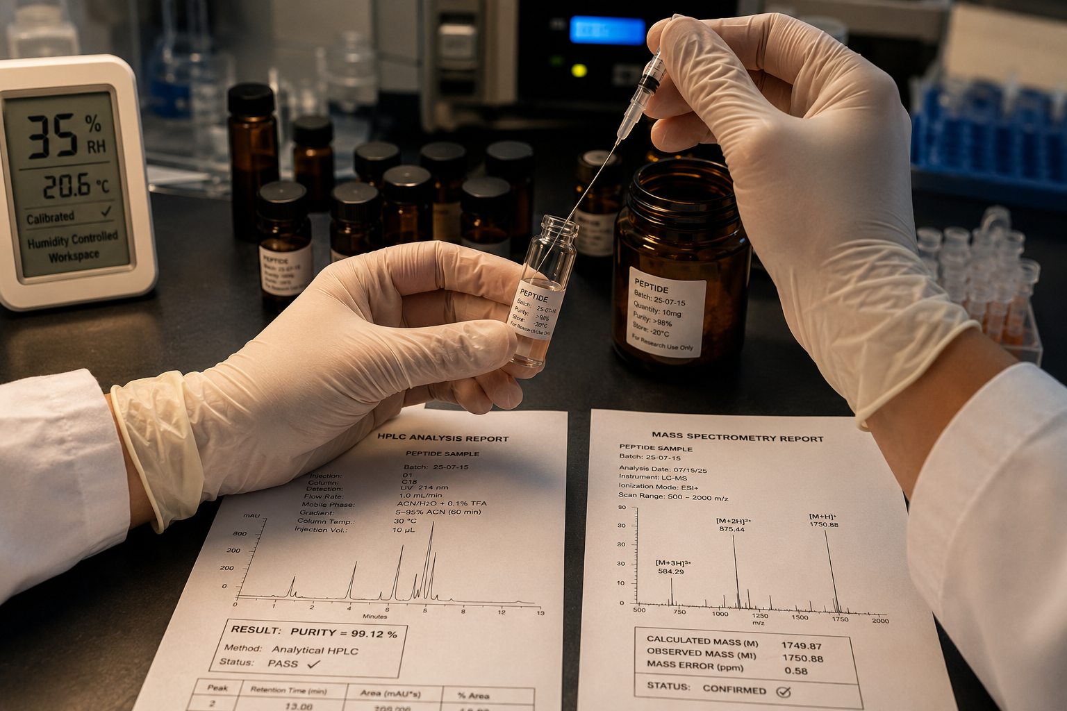 Storage Conditions: Lyophilized vs. Reconstituted Peptides