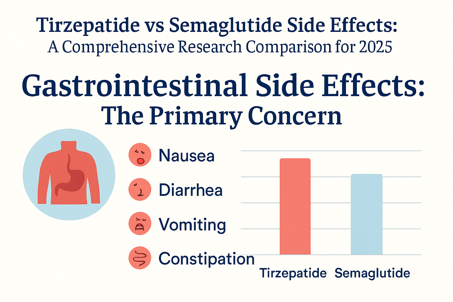tirzepatide vs semaglutide side effects