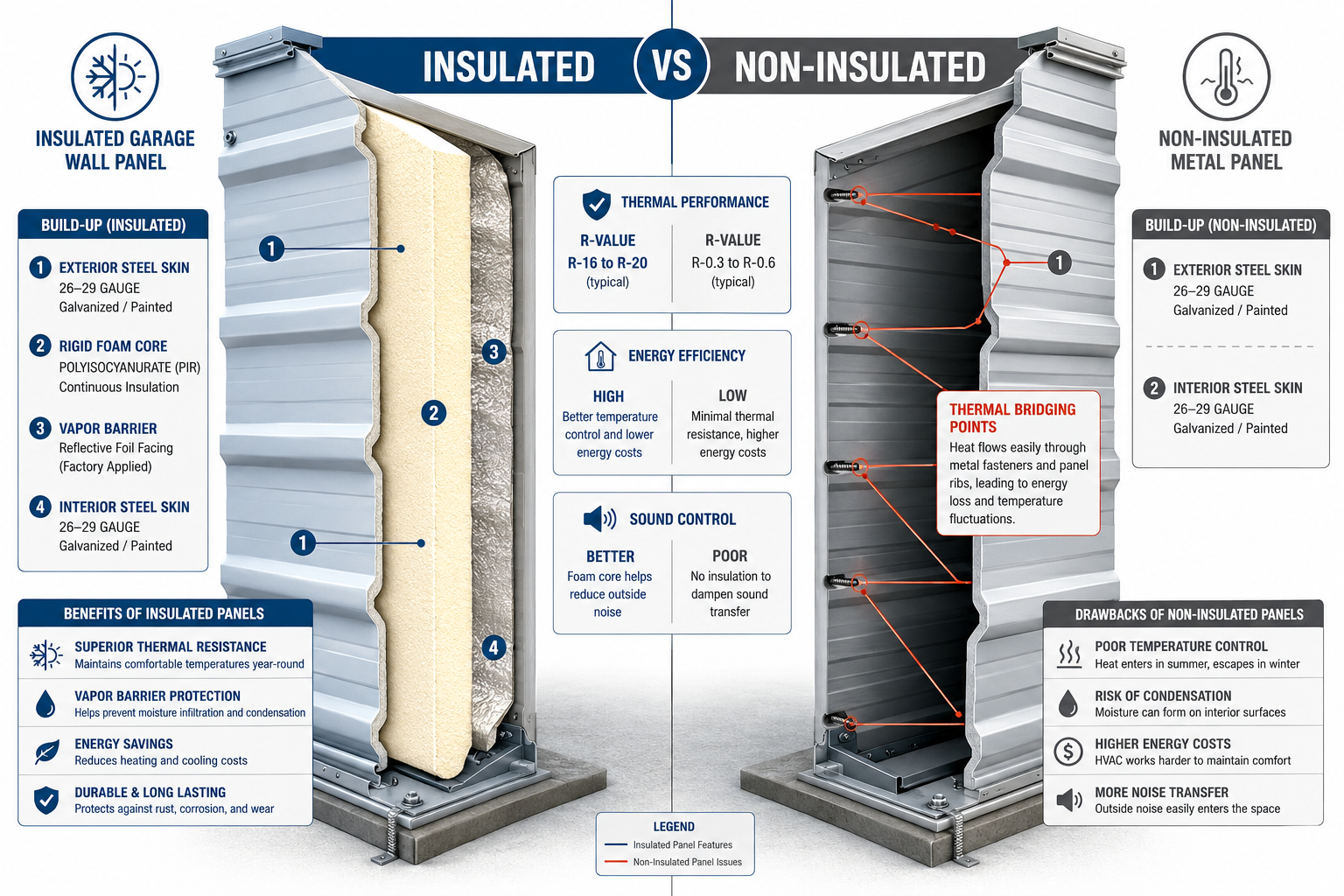 Insulated vs Non-Insulated Garage Kits: Pros and Cons