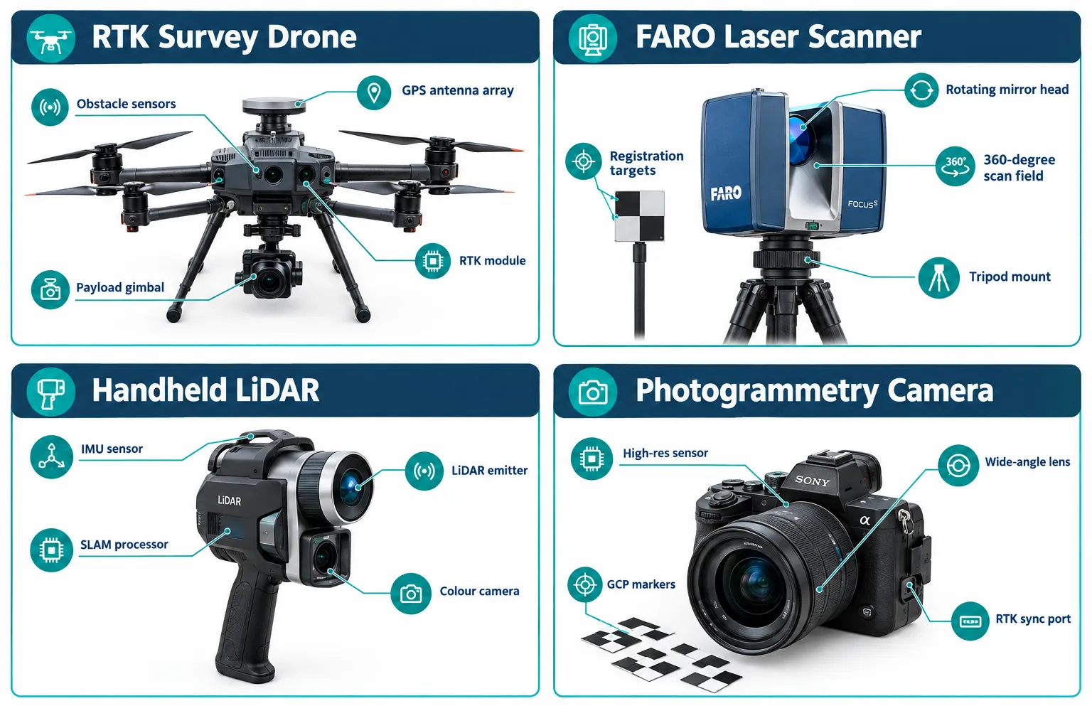 Hardware Options: Drones, LiDAR Scanners, and Cameras