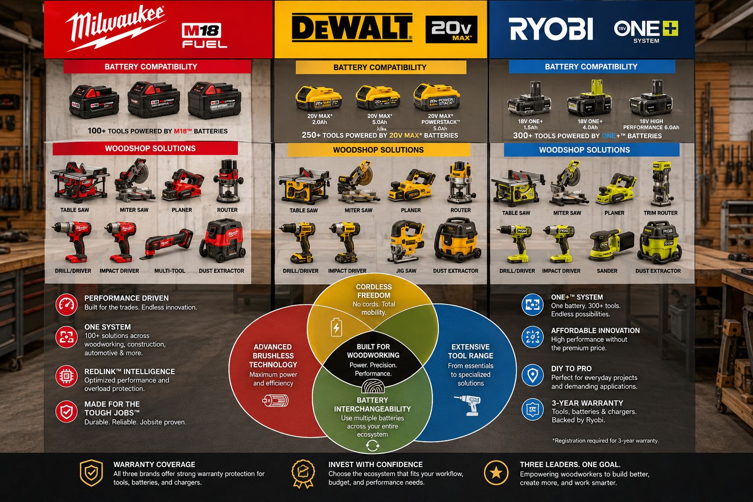 DeWalt: Reliable Workhorses for the Dedicated Woodworker